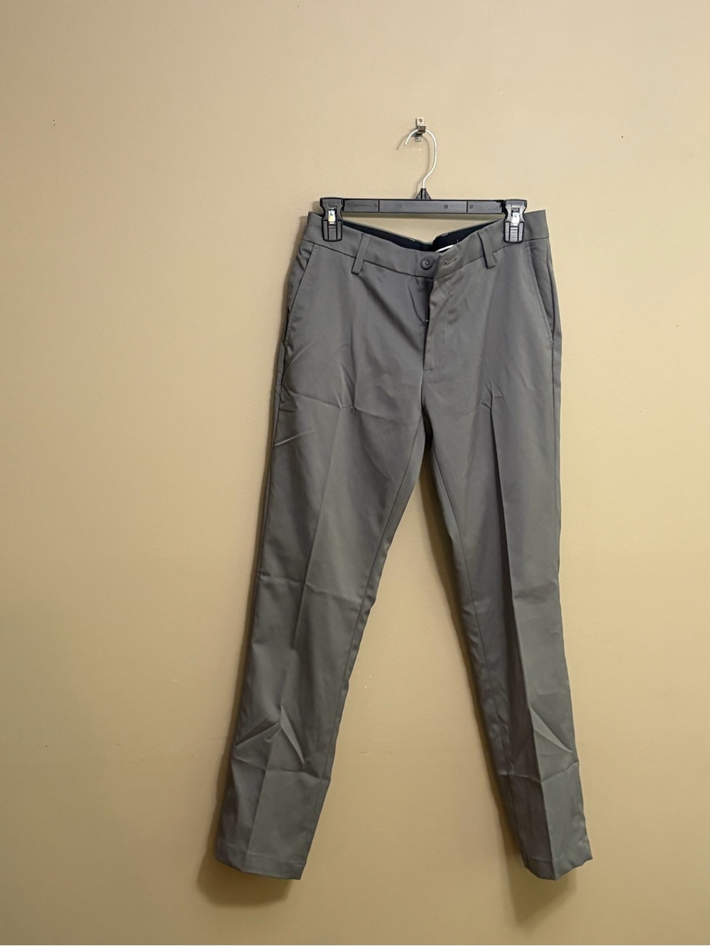 Amazon Essentials Men's Light Gray Dress Pants - Straight Leg